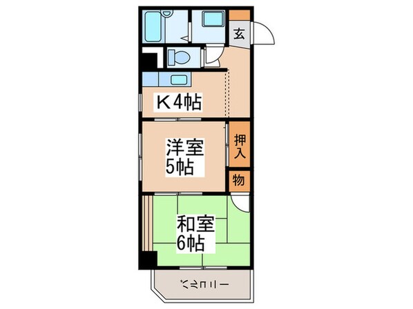 石原第６ビルの物件間取画像